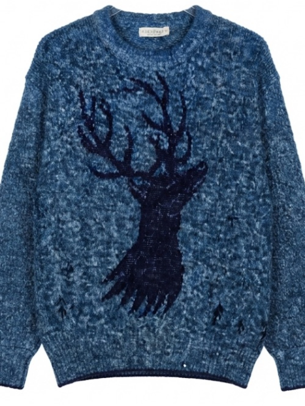 Vintage L’agnifico Made in Italy Deer Pattern Sweater - Men's Large